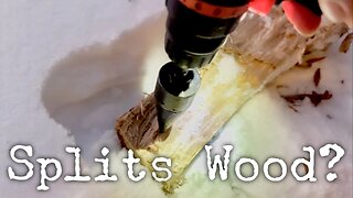 Does A Wood Splitting Drill Bit Work?