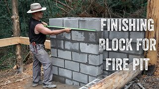 S2 EP11 | WOODWORK | OUTDOOR FOREST KITCHEN | SETTING BLOCK FOR FIREPIT