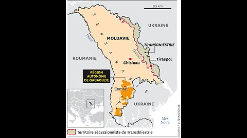 Moldavie: population pro-russe et gouvernement pro-U.E. pro-OTAN. Dilemme et influences occidentales