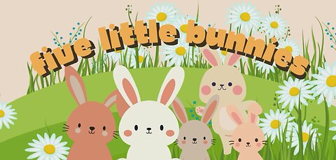 5 Little Bunnies Jumping on the Bed 🛏️ | Fun Nursery Rhyme for Toddlers & Kids