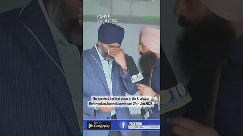 Khalistan Referendum Australia 🇦🇺 1st Votes Cast