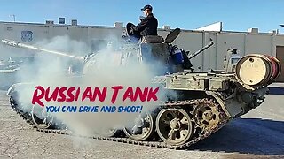 Russian Tank you can Drive and Shoot at Battlefield Vegas