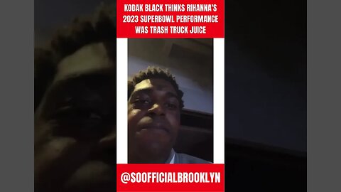 KODAK BLACK THINKS RIHANNA'S PERFORMANCE WAS TRASH #viral #superbowl #shorts #fyp