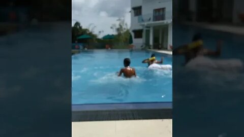 Swimming pool dive 😊