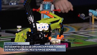 Tecnologia: Estudantes de GV se Organizam para Torneio de Robótica em BH, neste Fim de Semana.