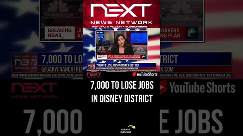 7,000 To Lose Jobs in Disney District #shorts