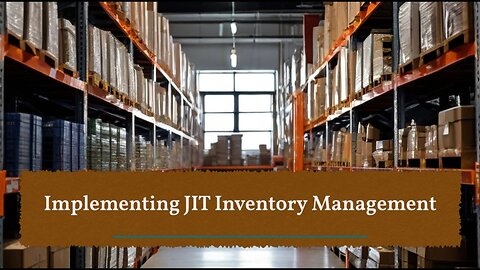 JIT Inventory Management Implementation