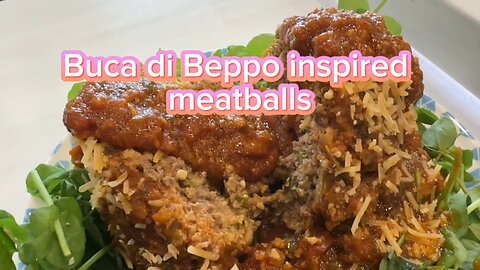 Bucca di Beppo Inspired Meatballs