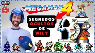 🔴 MEGAMAN 4 [PSX] - Músicas ARRANJADA e ZERANDO na RESENHA...VEM WILY !!