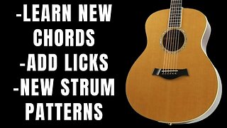 Learn Unique Pretty Chords Strums add Licks Write Music & Get Creative