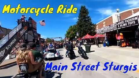 Last Ride to Main Street Sturgis during Sturgis Motorcycle Rally