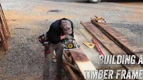 BUILDING A RUSTIC TIMBER FRAME CABIN | MOUNTAIN HOMESTEAD | SELF RELIANCE