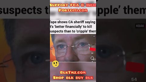 CA sheriff exposed on tape 📼! Wanting more blks “UNALIVED” and less crippled !