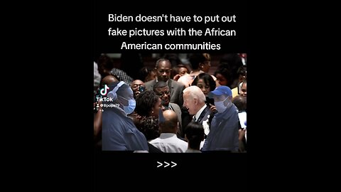 This is what Joe Biden thinks about black America