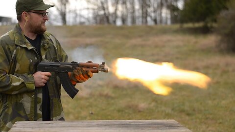 In Memory Of Kalashnikov: 700 Round AK Burn