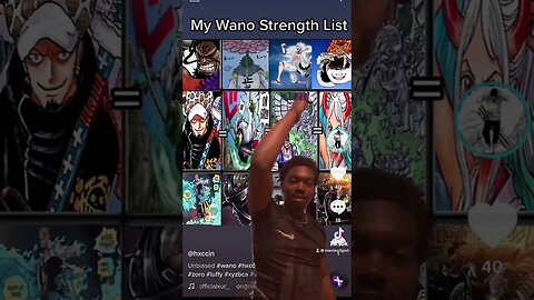 Wano strength rankings #xyzbca #onepiece #wano #maniacdgod #luffy #zoro #kaido