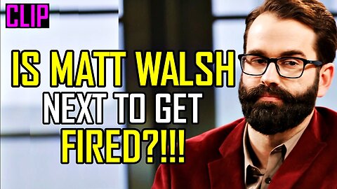 Ben Shapiro is going to FIRE Matt Walsh AFTER THIS???