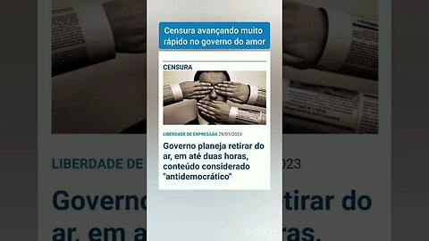 ENQUETE: Na sua opinião a liberdade de expressão está ameaçada no Brasil?