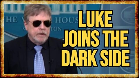 Mark Hamill Makes CRINGE Surprise Appearance at WH Press Conference