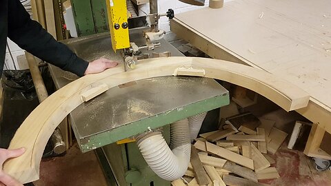 Making a curved head (arch window part 3)