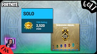 10 Elim Solo Runs _x_ Top 500 Player (#532) | FORTNITE | GOLT Casey