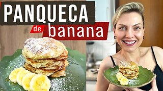 Receita Fácil e Saudável de Panqueca de Banana e Aveia - Um Lanche Perfeito para o seu Dia