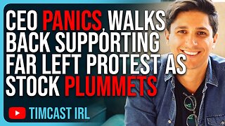 CEO PANICS, Walks Back Supporting Far Left Israel Protest As Stock PLUMMETS