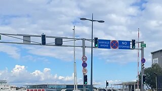 Walking Across Gibraltar Airport Runway