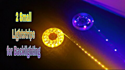 2 LED Lightstrips for Backlighting🟣