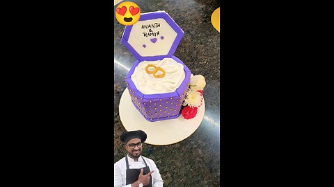 aaj ka engagement cake is ready #shorts