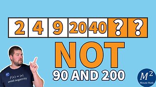 90 and 200 is NOT the Answer...then what is? | Minute Math #numberpuzzles