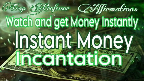 Instant Money Incantation ( Official Interactive Video ) Visualizer