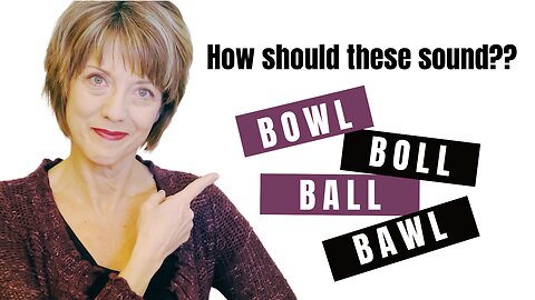 How to pronounce BOWL, BOLL, BAWL, and BALL
