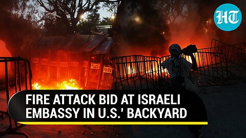 Fire Attack Bid At Israeli Embassy In USA's Backyard： Clashes At Pro-Gaza Protest In Mexico ｜ Rafah