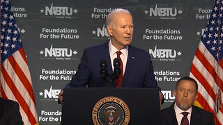 Biden Goes Full Ron Burgundy (Again) And Reads Everything On The Teleprompter