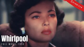 Whirlpool -1950 film | film noir thriller | Colorized | Full Movie | Gene Tierney, Richard Conte