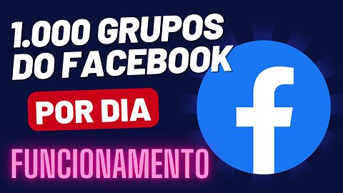 🔴 Anuncie em MILHARES de Grupos do Facebook, de uma única vez, NÃO GASTE TEMPO, seu pc trabalhando