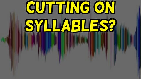 Making Edit Cuts on Syllables and Mid-sentence Words