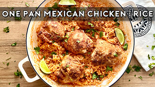 ONE PAN MEXICAN CHICKEN & RICE | Easy Chicken And Mexican Rice Dinner