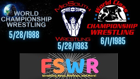 NWA WCW 5/28/88, Mid-South Wrestling 5/28/83, WCCW 6/1/85 Recap/Review/Results