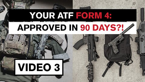 ATF eForms is Live! eFile ATF Form 4, Short Suppressor Wait Times 2022