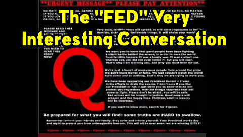Q Jan 31 - The "Fed" Very Interesting Conversation..