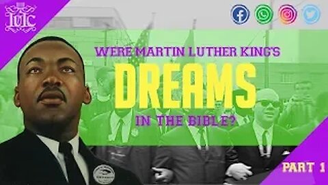 The Israelites: Precept Upon Precept: WBOK-Were MLK's Dreams In The Bible PT. 1
