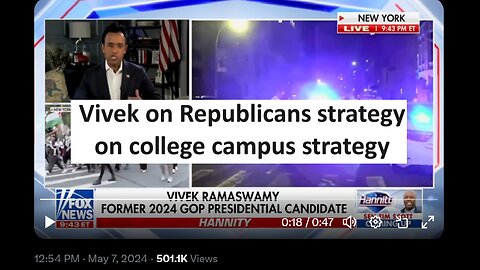 Vivek on Republican strategy for college campuses
