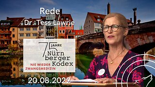 75 Jahre Nürnberger Kodex - Rede Dr. Tess Lawrie - 20.08.2022