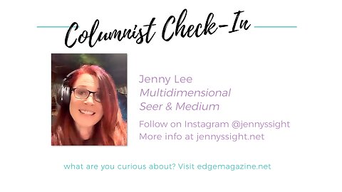 Columnist Check-In with Jenny Lee, November 2021