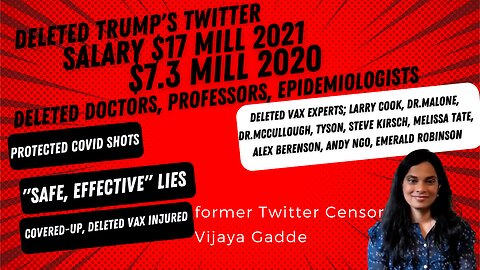 Nancy Mace GRILLS Twitter lawyer "Censor Tyrant Vijaya Gadde" FIRED by Elon Musk, she deleted Pres Trump's Twitter