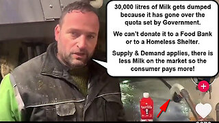 Canadian Dairy Farmer explains why Milk and Cheese Skyrocketed in Price! 🐄🥛🧀📈💸