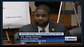 Rep Byron Donalds Crushes Ex-Twitter Fascist Yoel Roth at Congressional Hearing
