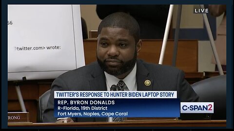 Rep Byron Donalds Crushes Ex-Twitter Fascist Yoel Roth at Congressional Hearing